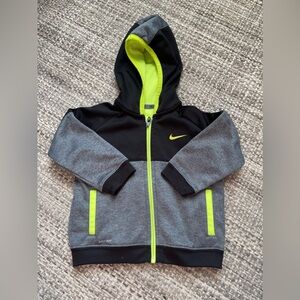 Nike lightweight zip up jacket size 18 months‎ hood pockets outdoor coat toddler